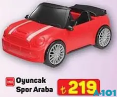 MGS OYUNCAK SPOR ARABA fiyat ve kampanya bilgisi